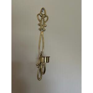 Pair of Brass Candle Scones